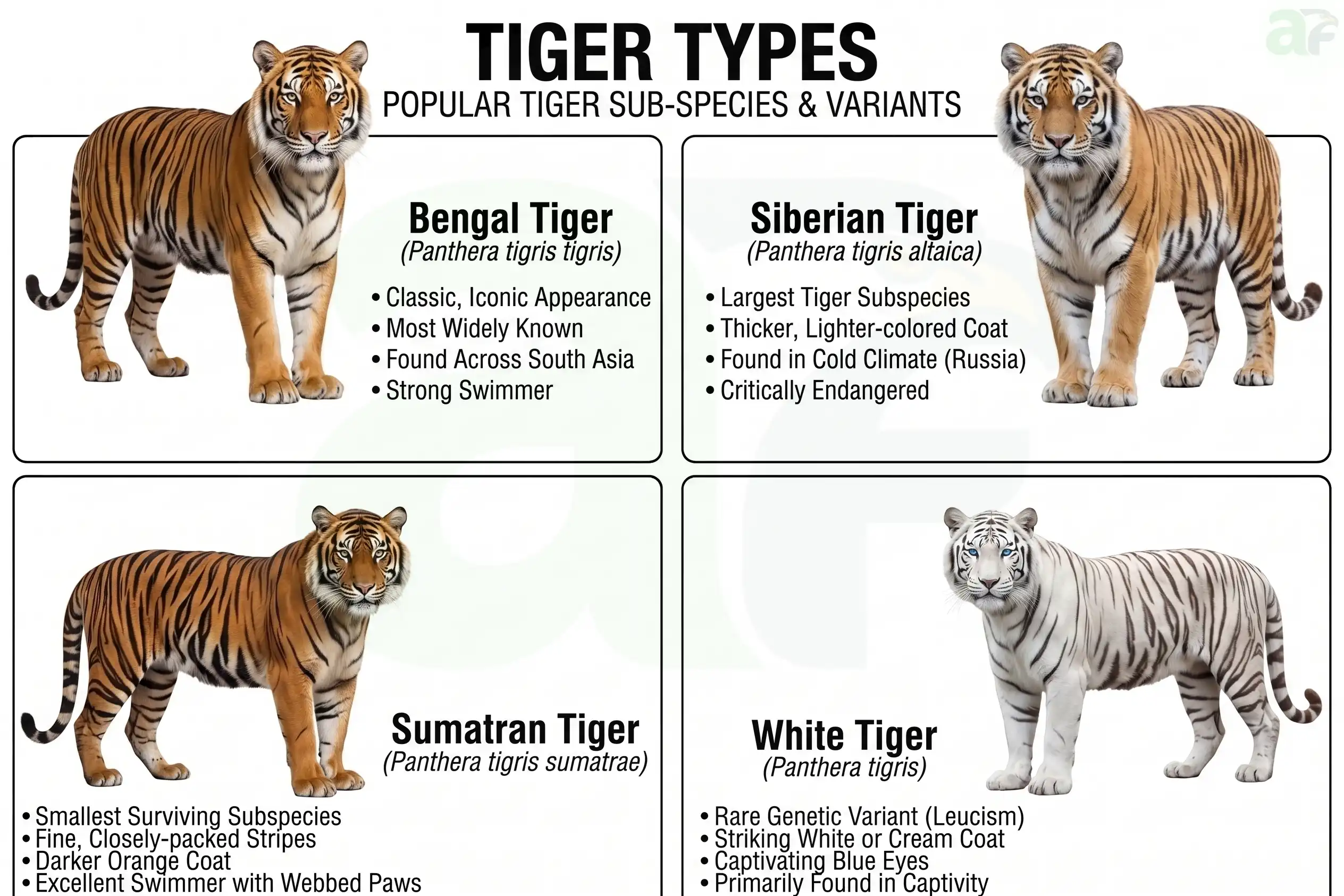 tiger types