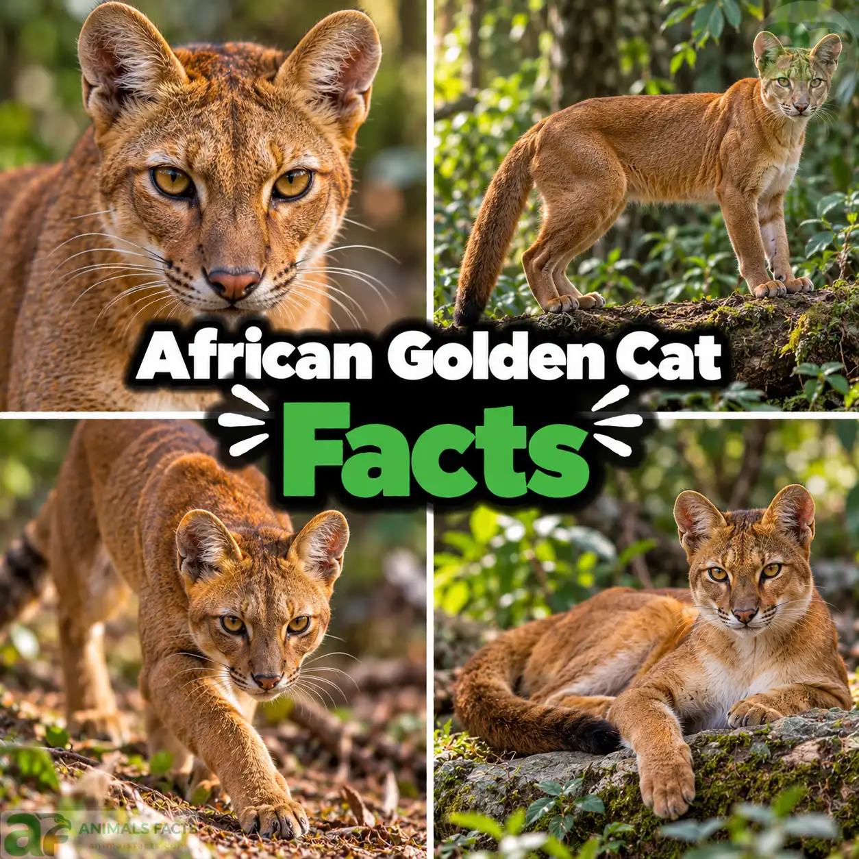 African Golden Cat Facts