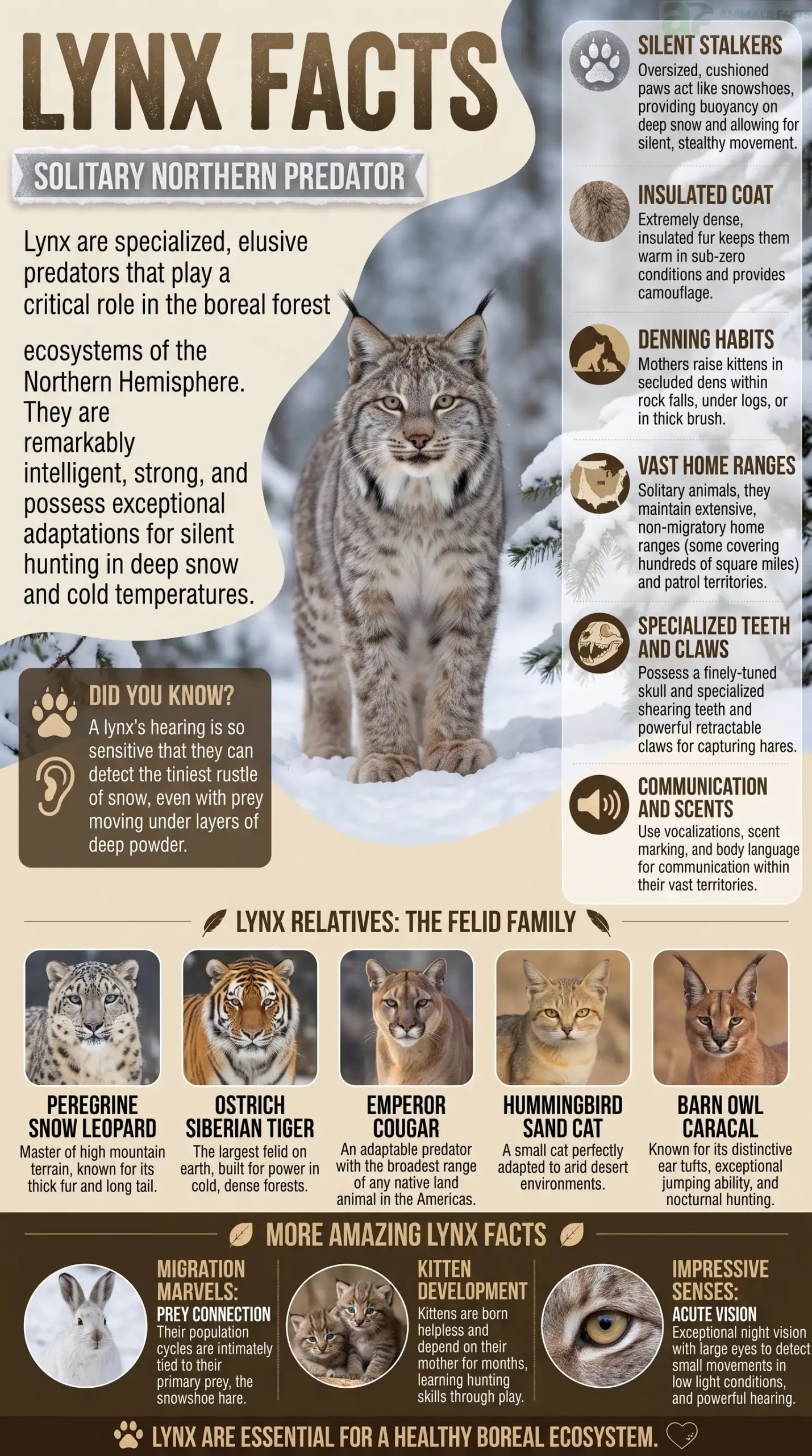 Lynx fun facts