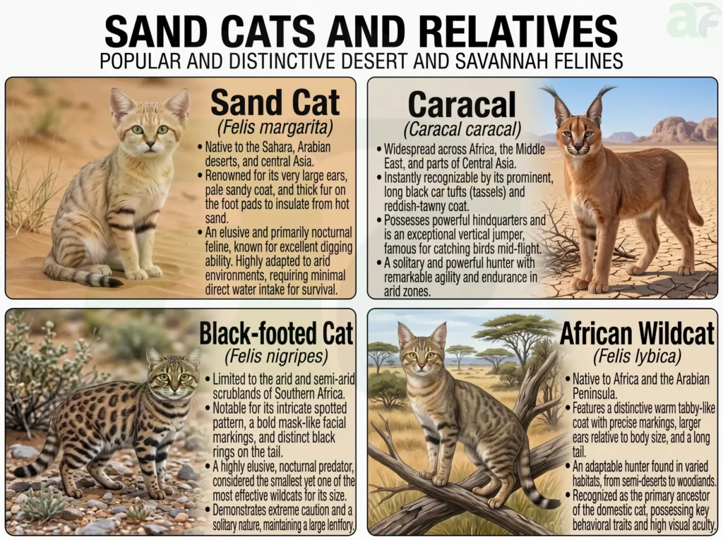 Sand Cat Types