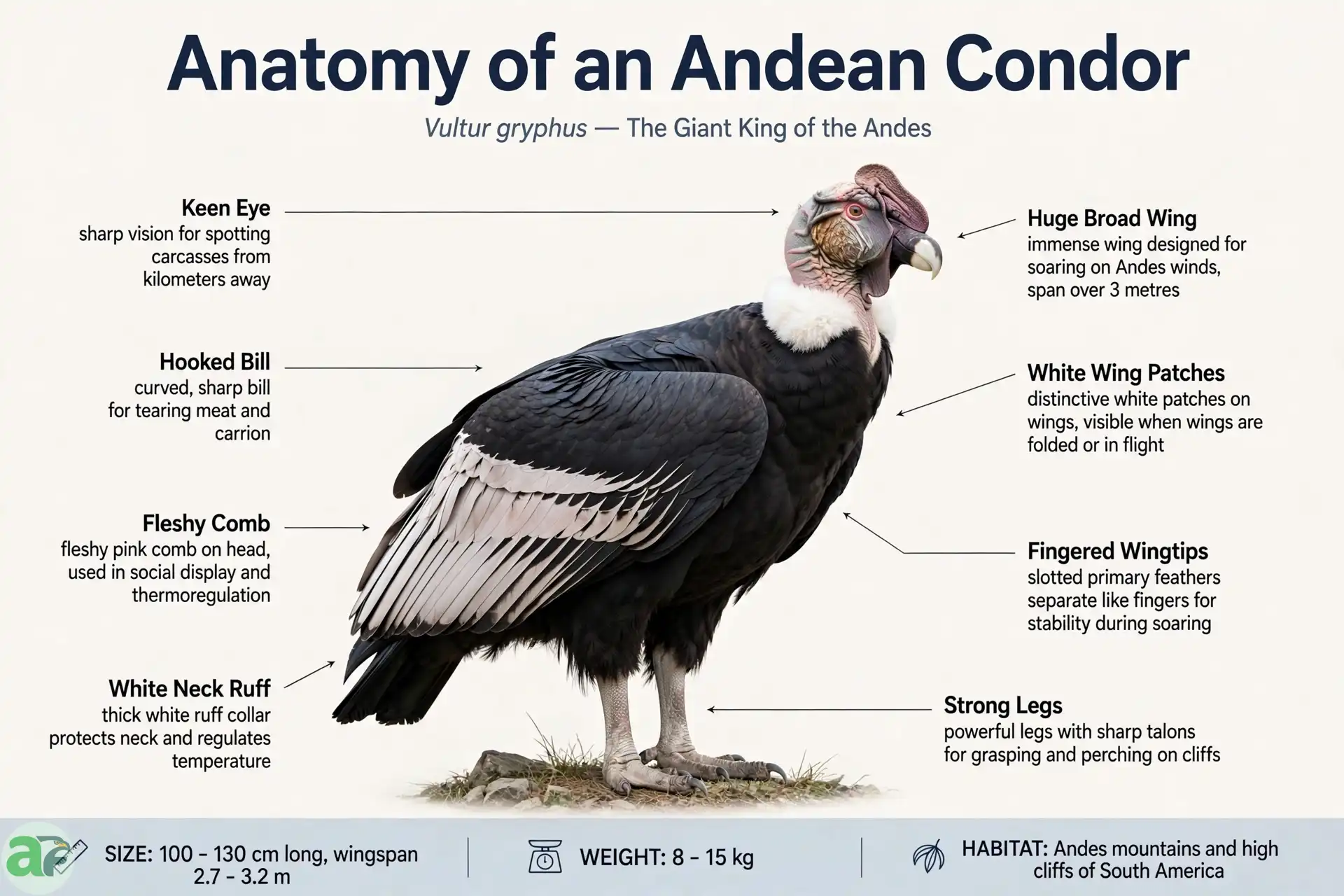 Anatomy of Andean Condor